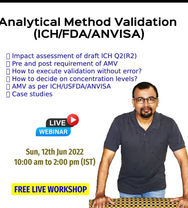Workshop on Analytical method validation